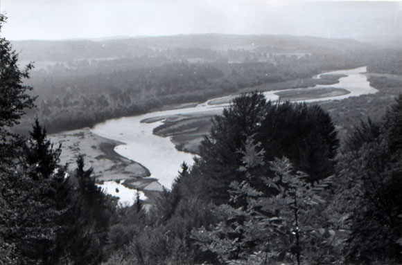 Konrad Sommer: Isar, Schwarzweißfoto, 1964